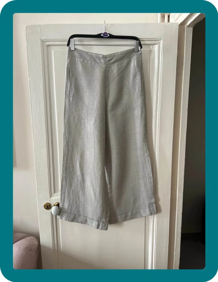 Pantacourt large taille haute Noa taille 38 - Anne Fontaine