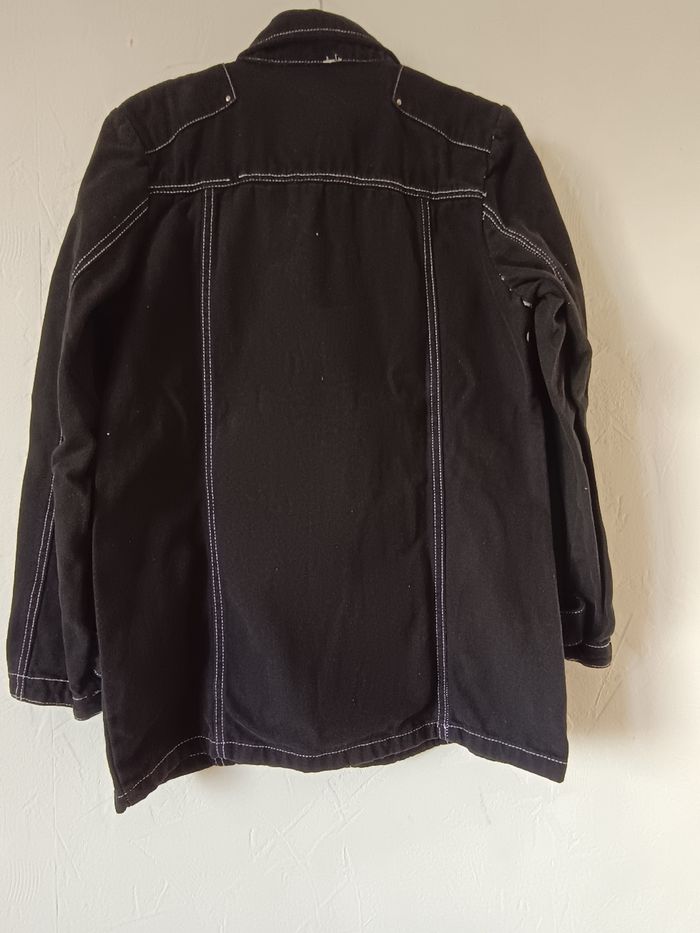 Veste en jean noire. - photo numéro 7