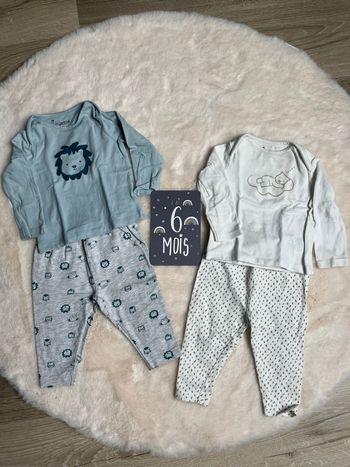 Lot de pyjamas été 6 mois