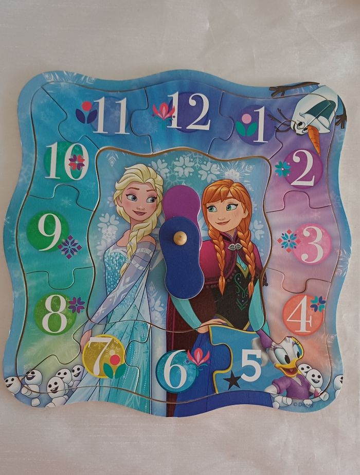 Puzzles bois heure Disney - photo numéro 2