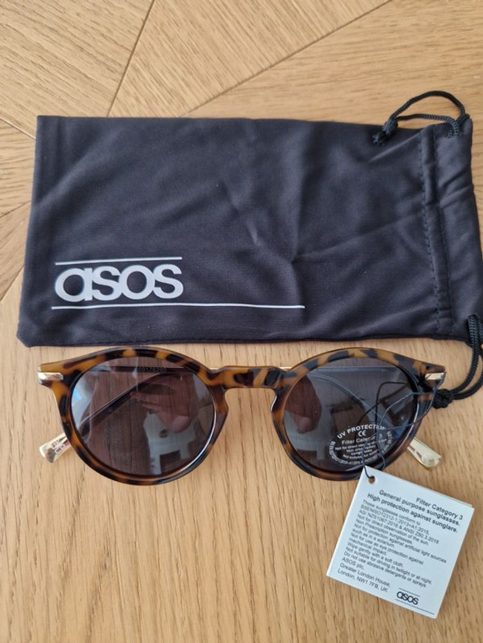 Lunettes de soleil Asos écaille - photo numéro 2