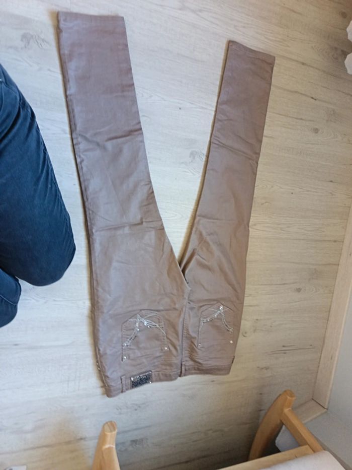 Pantalon taille XXL 44 très bon état sépia collection - photo numéro 9