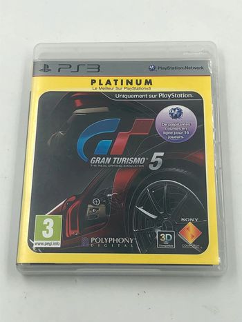 Jeu vidéo Gran Turismo 5 Platinum sur console PlayStation 3