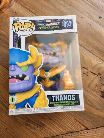 Pop Thanos Marvel Disney Funko 993 Monster Hunters tête oscillante