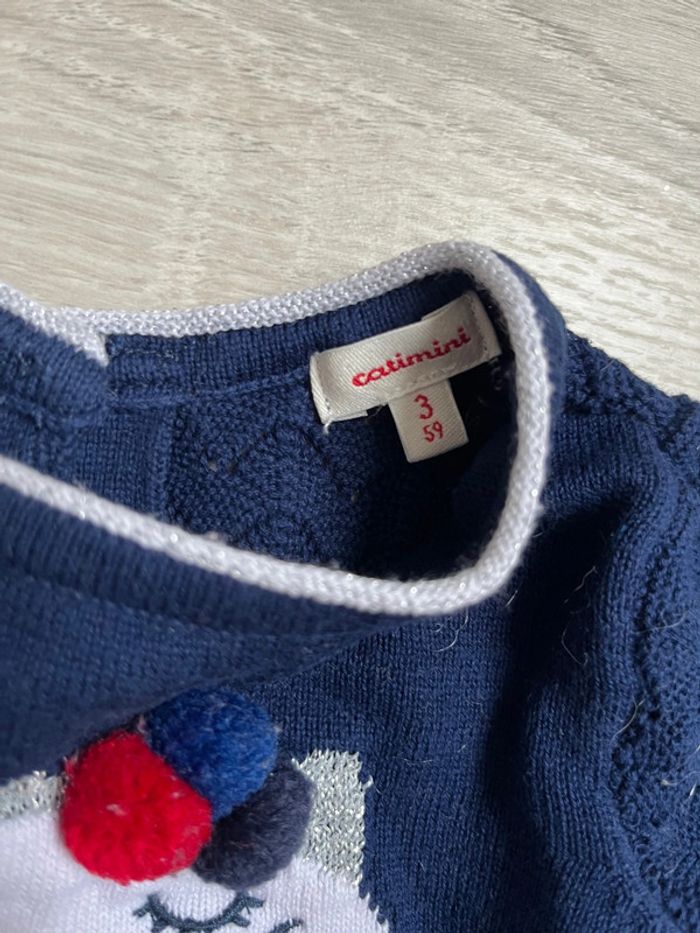 Pull bleu marine 3 mois - photo numéro 2
