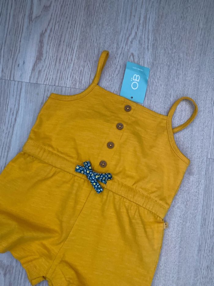 Combinaison short, taille 6 mois Obaibi Neuve - photo numéro 2