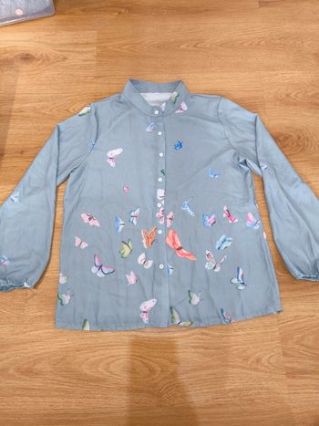 Chemise blouse papillons taille M(38) neuve