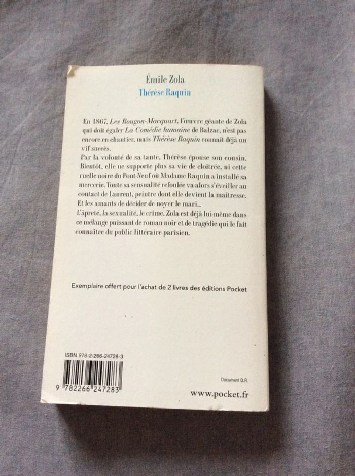 #Thérèse Raquin Emile Zola. ) - photo numéro 4