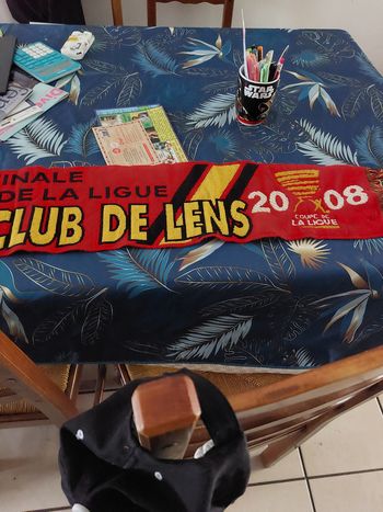 Écharpe rcl lens finale de la coupe de France 2008