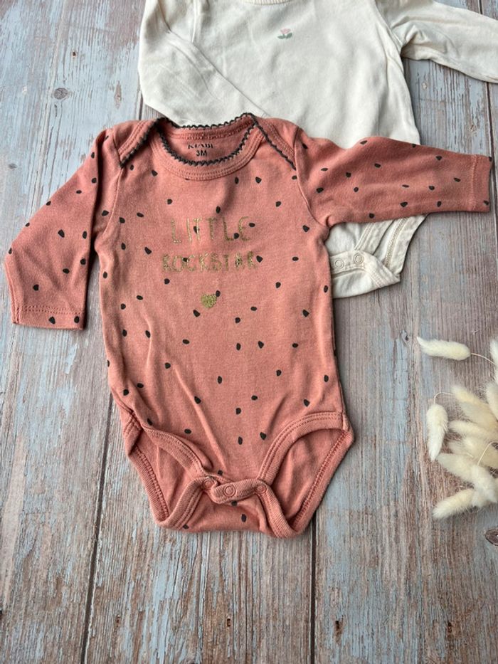 Lot de 3 bodies ML 3 mois - photo numéro 7