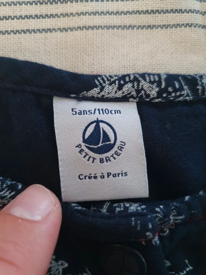 Blouse Petit Bateau taille 5 ans - photo numéro 4