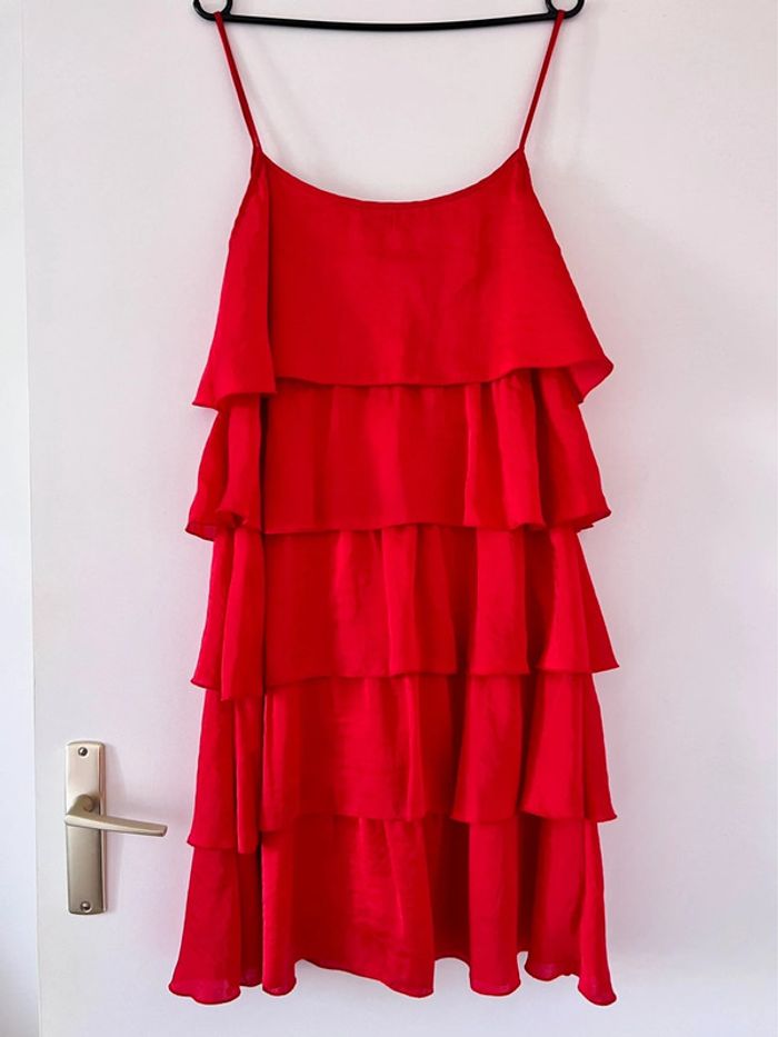 Robe rouge taille 42 el corte ingles - photo numéro 4