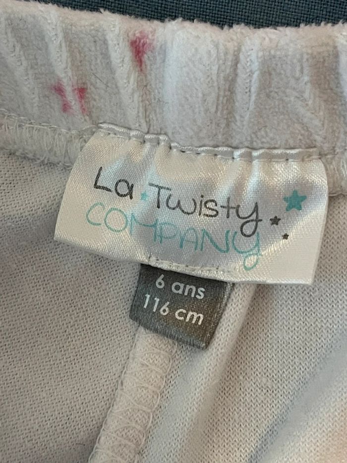Pyjama velours 2 pièces - La Twisty Company - 6 ans / 116 cm - photo numéro 3