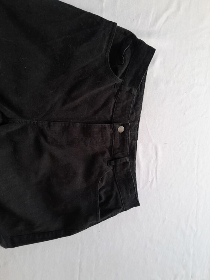 Pantalon droit scottage effet cuir de veau en coton taille 44 - photo numéro 4