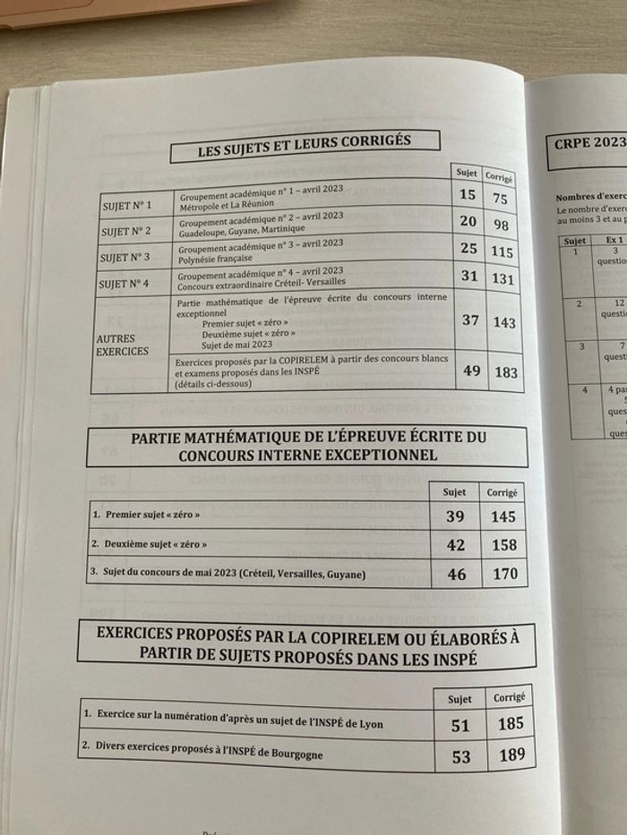 CRPE Mathématiques Copirelem - photo numéro 3
