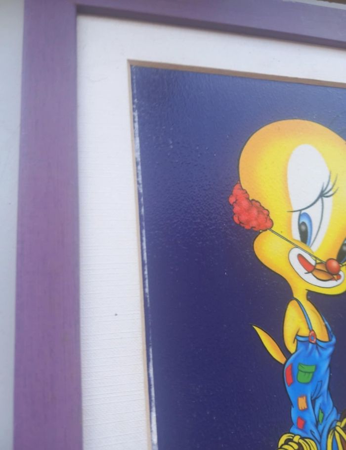 Tableau avec Titi en clown triste - photo numéro 3