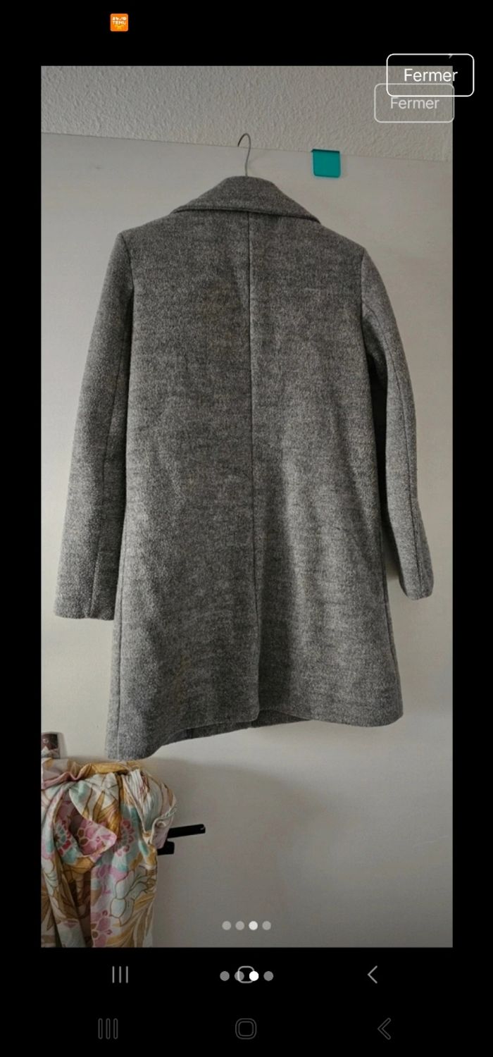 Veste lainage gris Made in italy 36. 38 - photo numéro 3