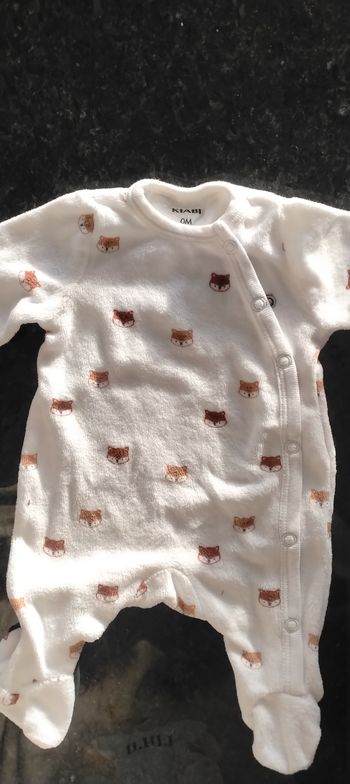 Pijama naissance neuf manches longues
