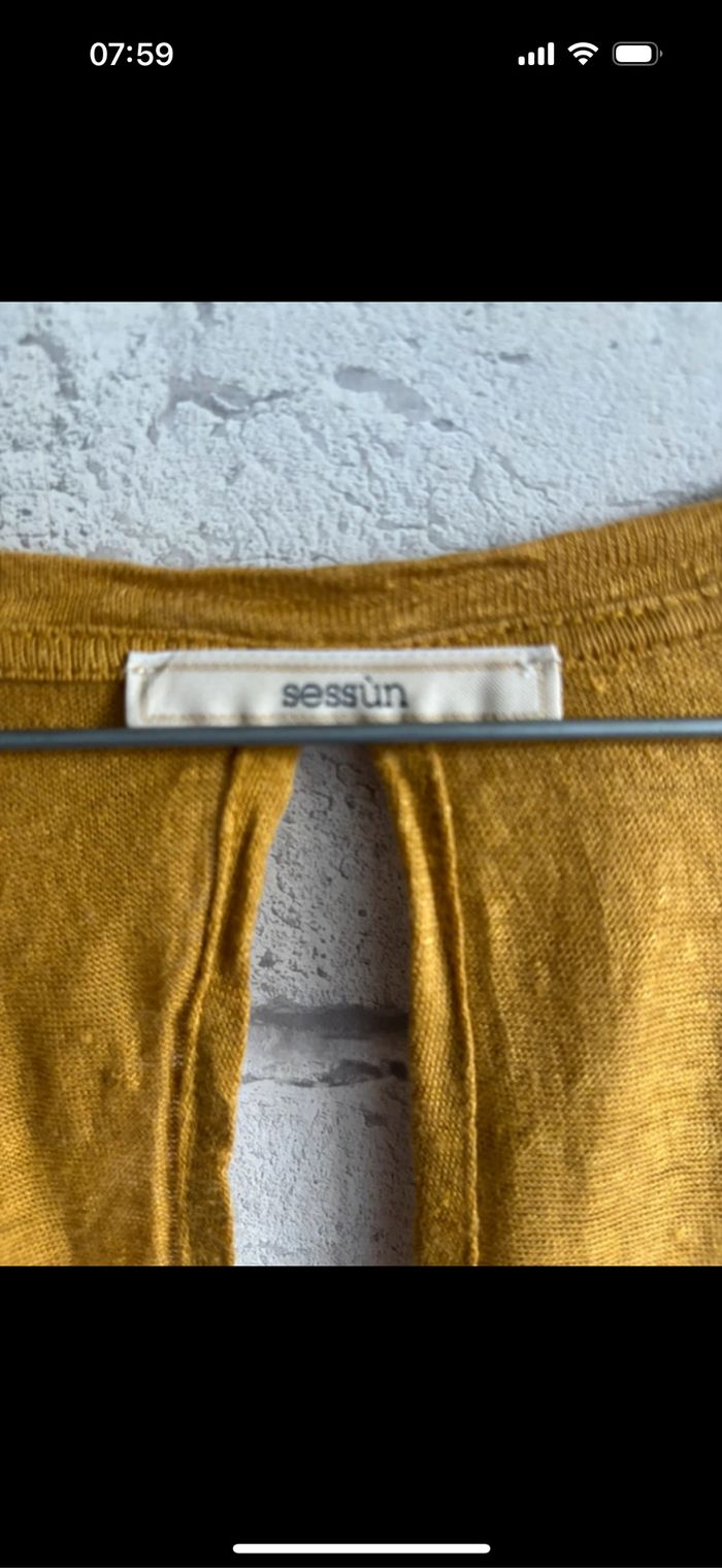 Tee shirt en lin sessùn taille XS - photo numéro 2