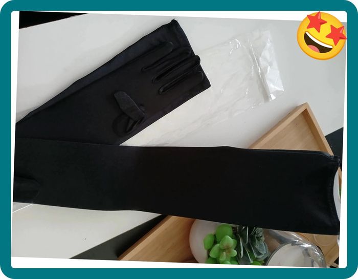 Long Gants noir Neuf Taille Unique🌿💝 - photo numéro 5