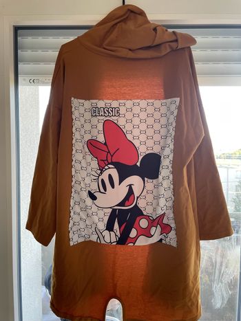 Gilet fin orange Minnie Mouse