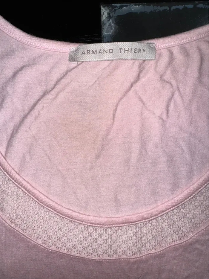 Débardeur rose clair Marque Armand Thiery taille 44/46 - photo numéro 3