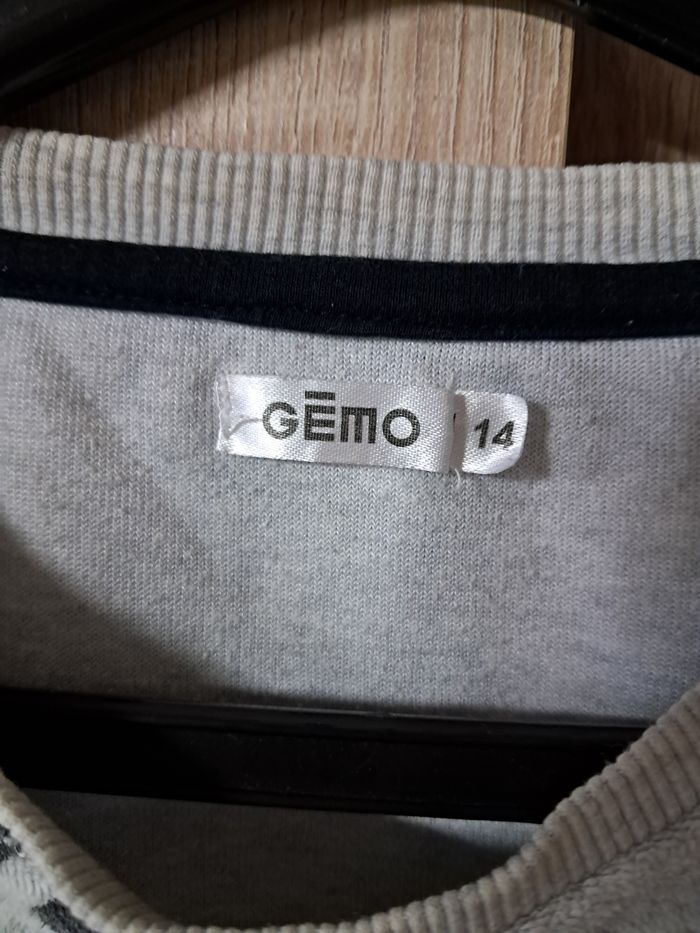 Haut de pyjama hiver Gémo Unisexe - photo numéro 3