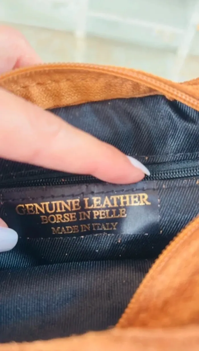 Sac cuir camel et imprimé léopard - photo numéro 12