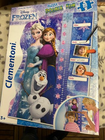 Puzzle toise la reine des neiges clementoni