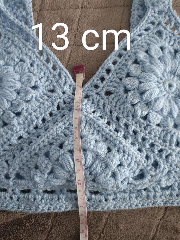 💙 Top crochet vibes estivales – M 💙 - photo numéro 5