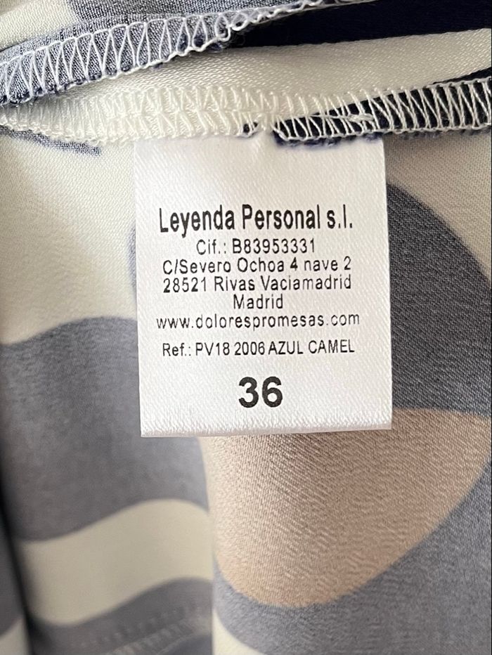 Robe midi imprimé géométrique - Dolorès Promesas - Taille 36 - photo numéro 9