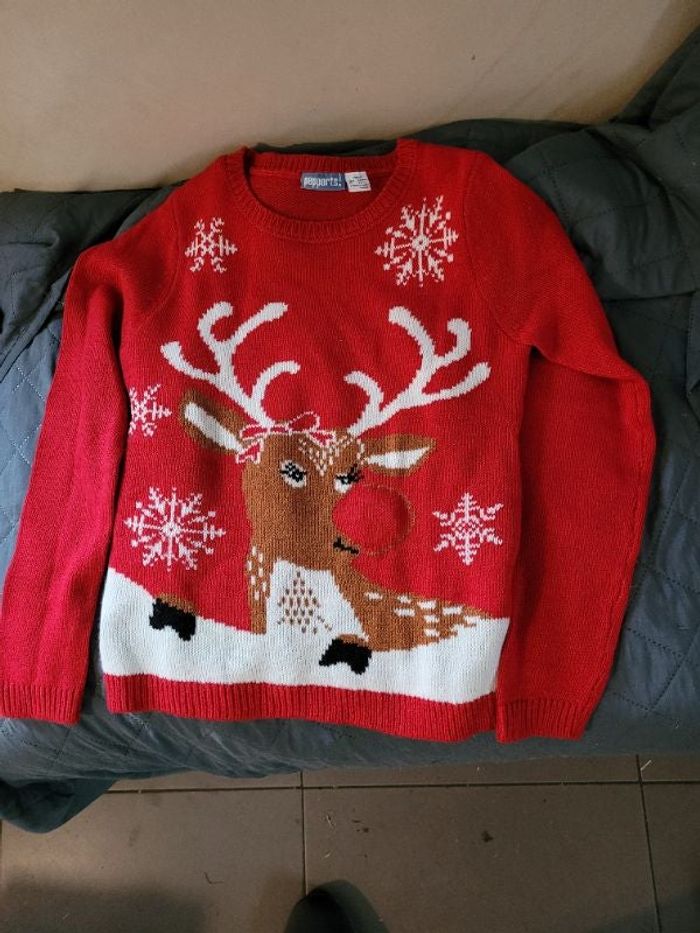 Pull de Noël Pepperts 8/10 ans