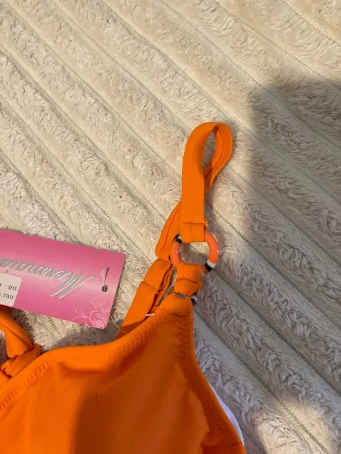 Maillot de bain Trikini orange - photo numéro 5