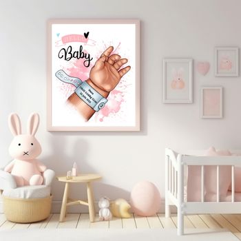 affiche naissance personnalisé