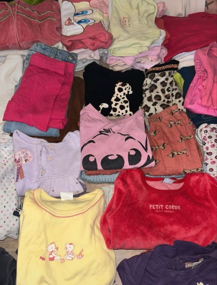 Gros lot de 70 vêtements fille - photo numéro 4