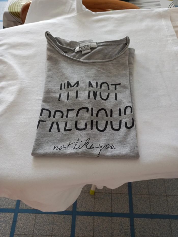 Tee shirt gris taille 12 ans - photo numéro 5