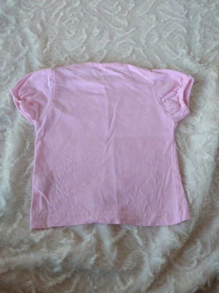 Tee shirt chemise manches courtes Fille 6 mois Chat "Cléo au bord de l'eau" Babibou 100% coton - photo numéro 9