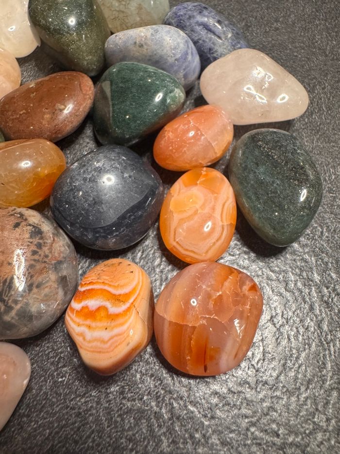 Lot de 220 g de Pierres Naturelles Polies – Parfait pour la lithothérapie ou la décoration - photo numéro 6