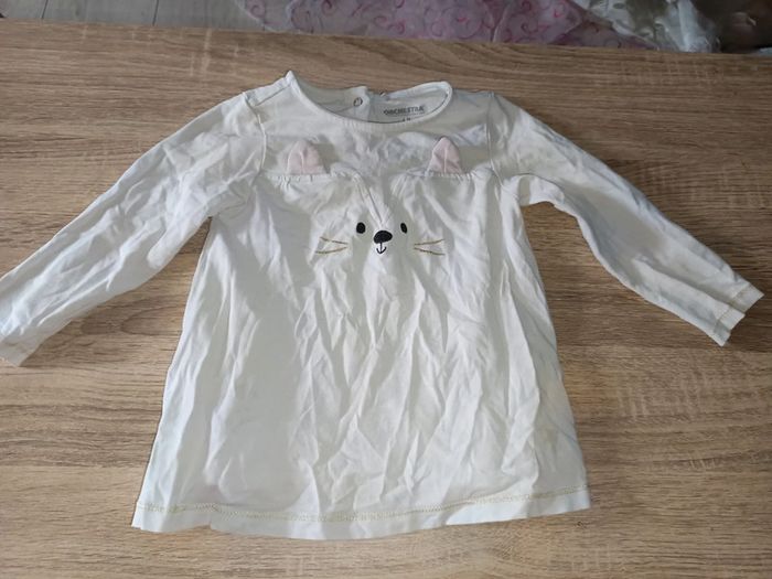 Tee-shirt manche longue orchestra 18 mois