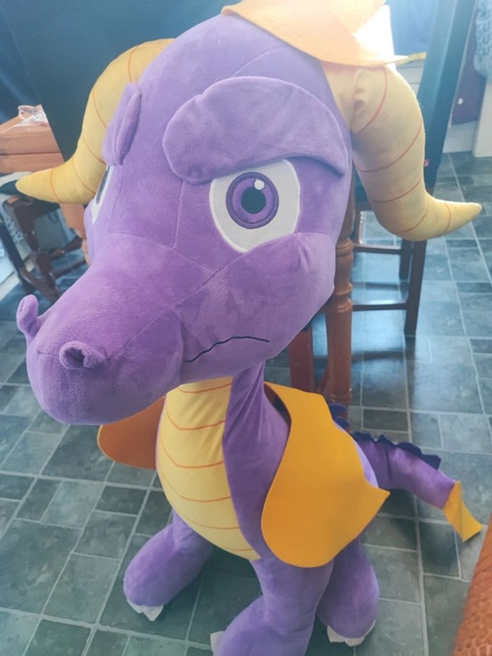 Rare Grande peluche 1 mètre spyro Activision xxl - photo numéro 6