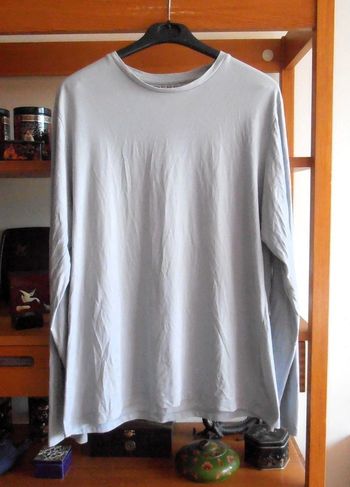 T-shirt homme, Derby, 100% coton, taille L, bleu clair