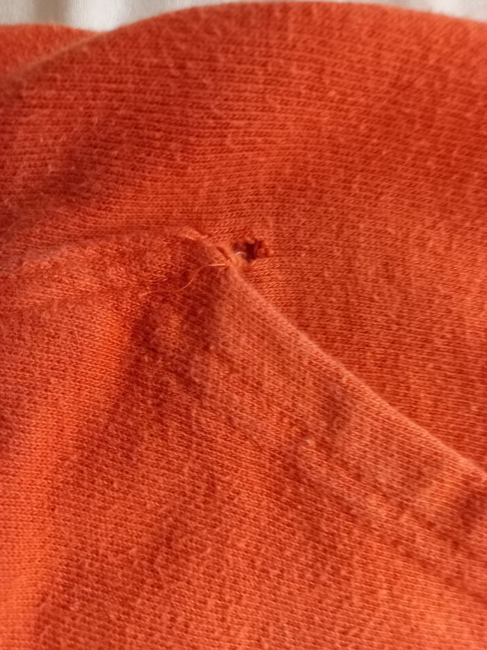 Gilet garçon orange à  capuche 14 ans - photo numéro 6