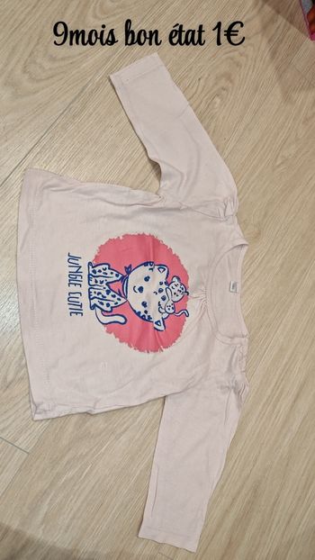 T-shirt manche longue 9mois 