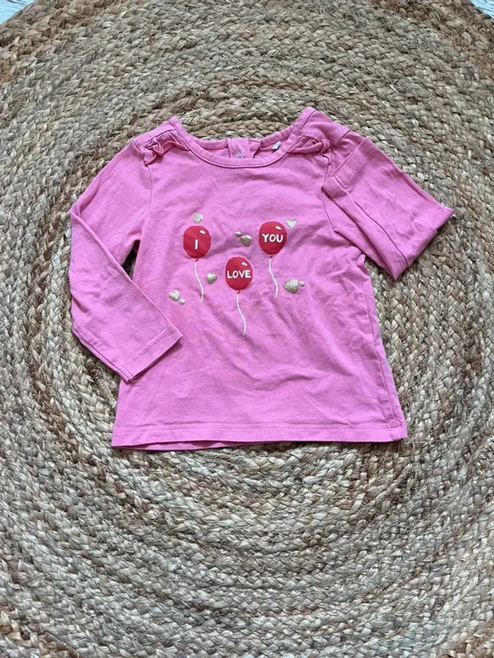 Tee-shirt 12 mois fille