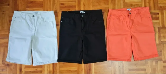 Lot de 3 bermudas femme LH T 40 et 42