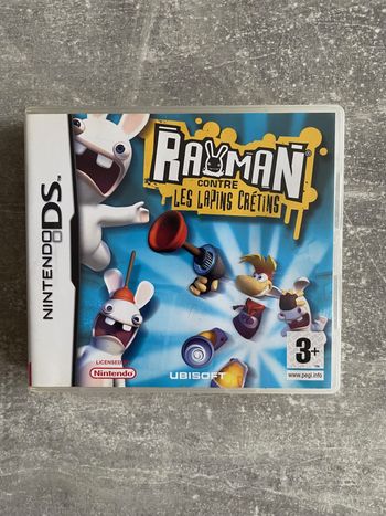 Jeu pour Nintendo DS, Rayman contre les lapins crétins, en français.