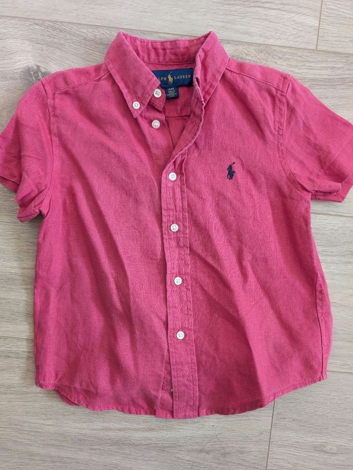 Lot de 3 chemises Ralph Lauren, polo 4/5 ans - photo numéro 3