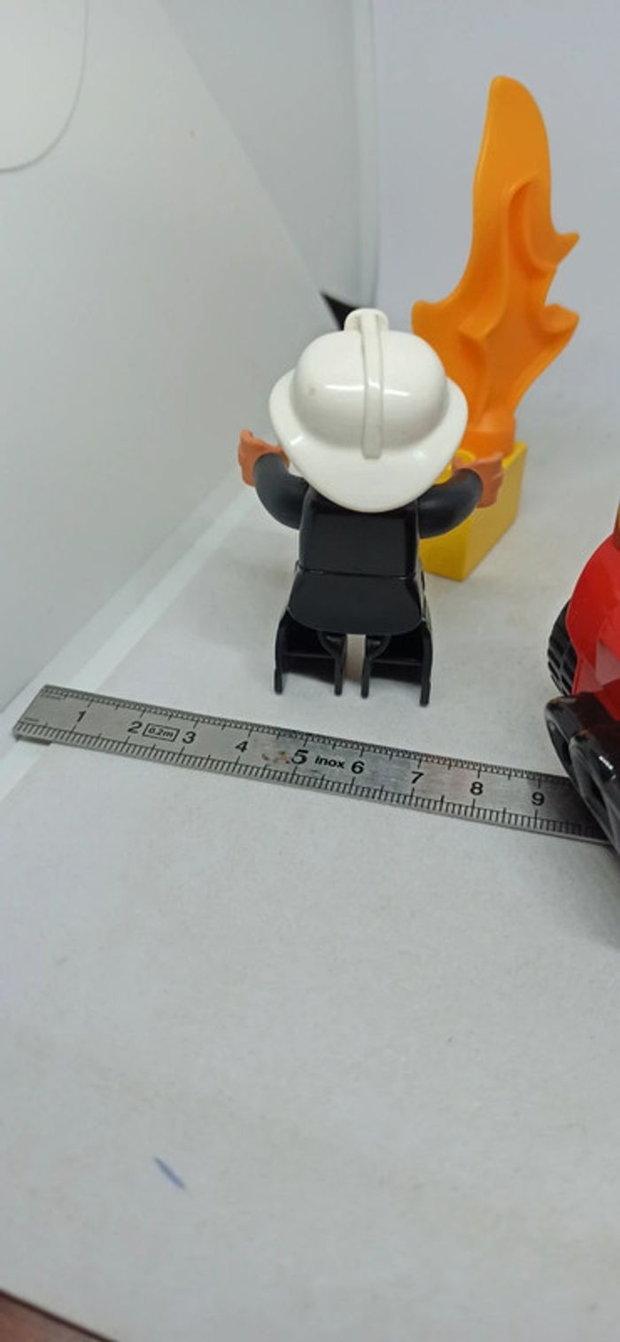 Véhicule quad de pompier lego duplo avec feu - photo numéro 9