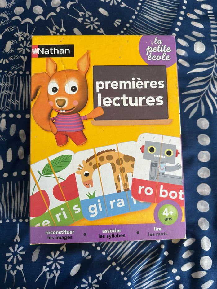 Jeu premières lectures
