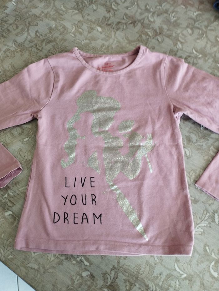 T shirt ml Disney 8 ans fille